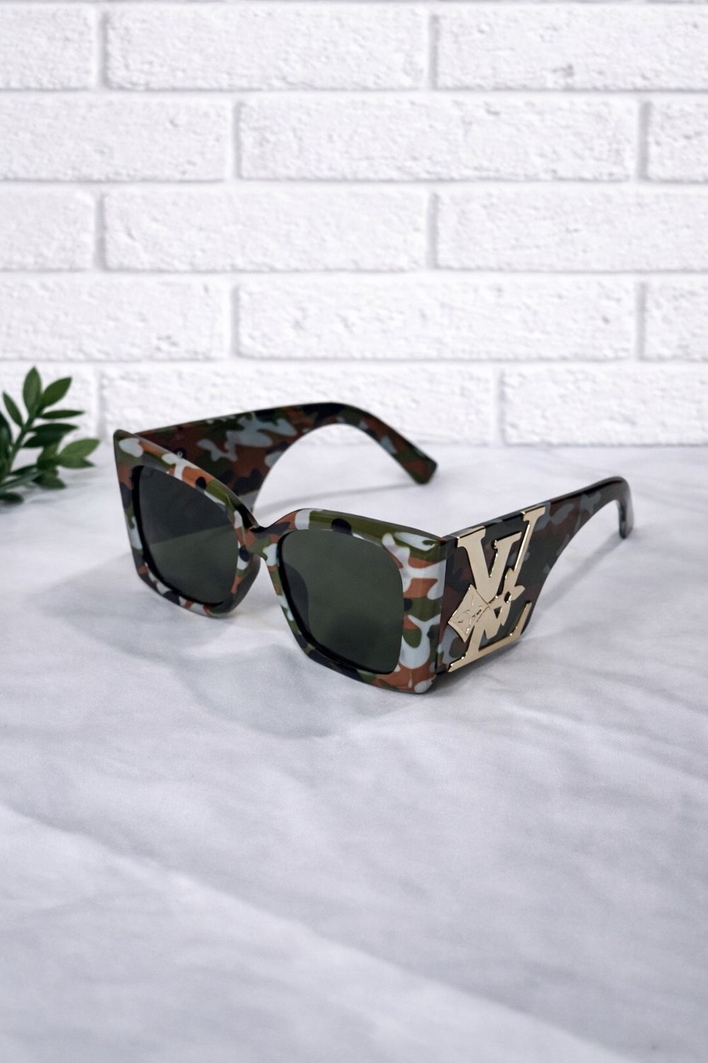 Camouflage LV sunglasses