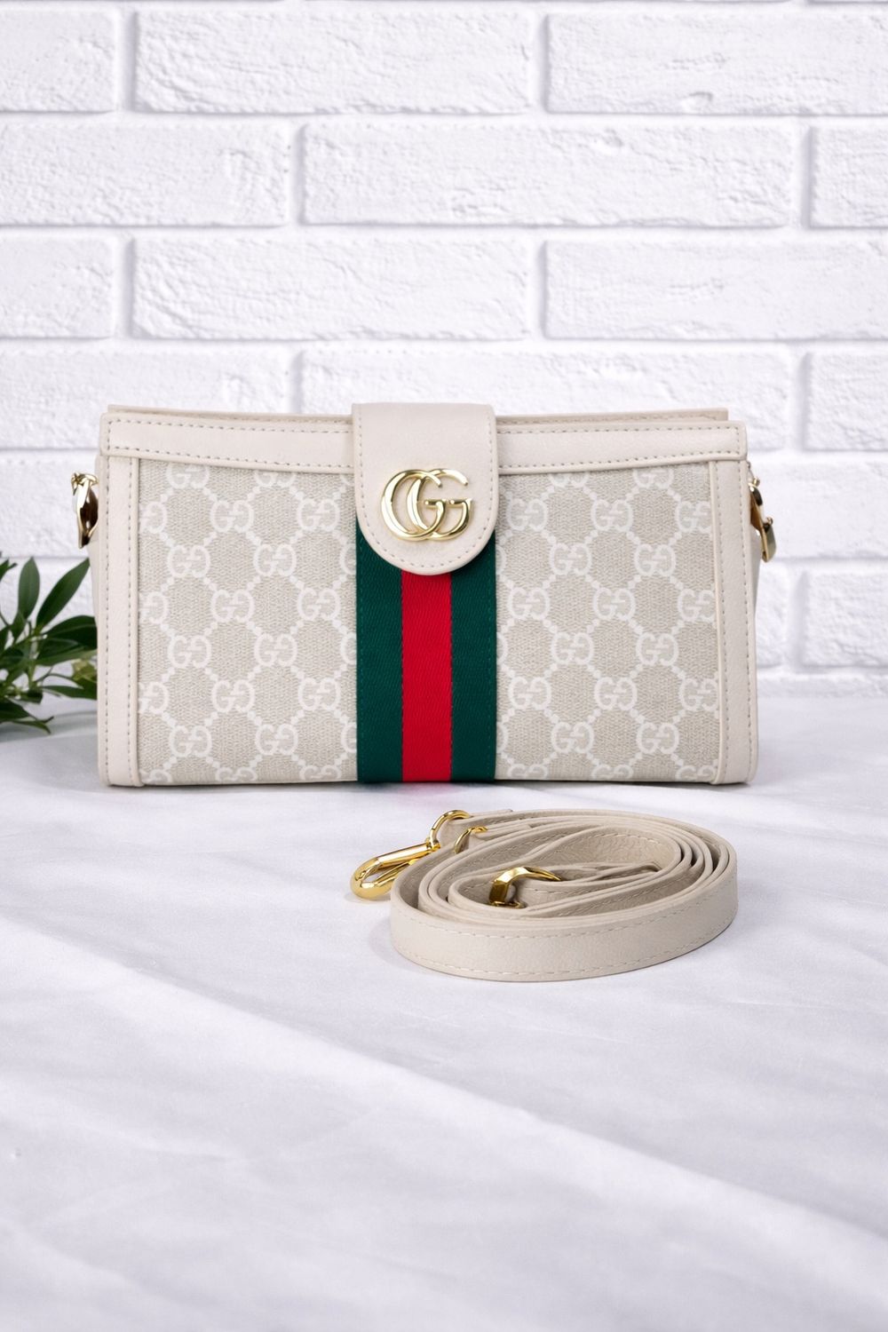 Cream GG Crossbody bag