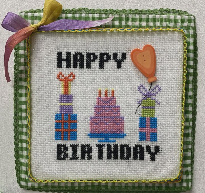 Happy Birthday Sniplet by For The Stitcher's Soul