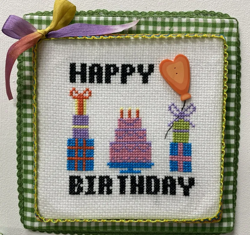 Happy Birthday Sniplet by For The Stitcher's Soul