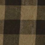 Finishing fabric, Style: Buffalo Check Black/Tea Dye