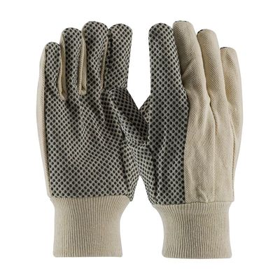 Dotted Canvas Gloves
