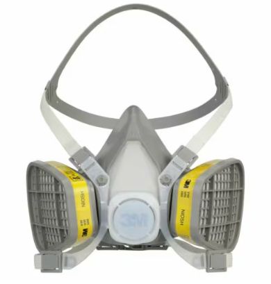 3M Half Facepiece Disposable Respirator Assembly (organic vapor/acid gas, large) (#5303)