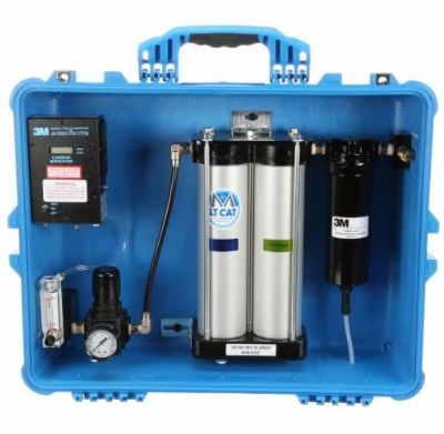 3M Portable Compressed Air Filter and Regulator Panel with Carbon Monoxide Filtration and Monitor (#256-02-00)
