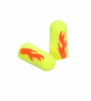 3M E-A-Rsoft Yellow Neon Blasts Earplugs, no cord (#312-1252)