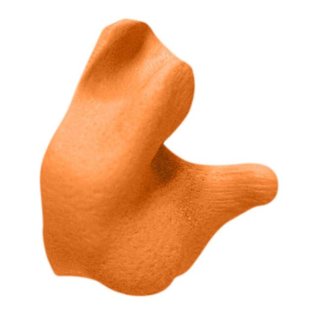 Custom Molded Earplugs, orange (#CEP001-O)