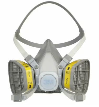 3M Half Facepiece Disposable Respirator Assembly (organic vapor/acid gas, medium) (#5203)
