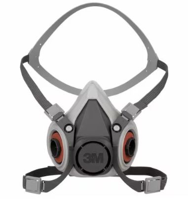 3M Half Facepiece Reusable Respirator, small (#6100)