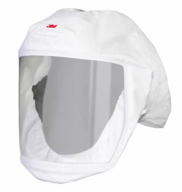 3M Versaflo Headcover with Integrated Head Suspension, White, Small - Medium (#S-133S-5)
