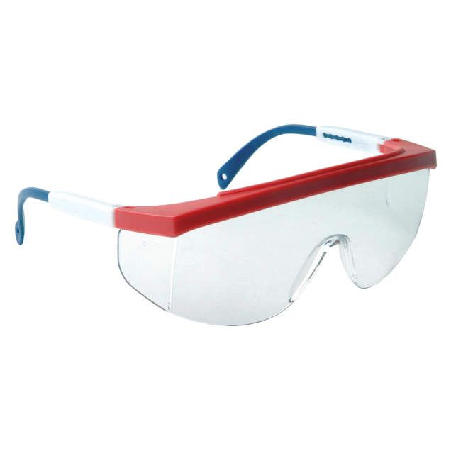 GALAXY, red-white-blue/clear anti-fog (#GX0511ID)