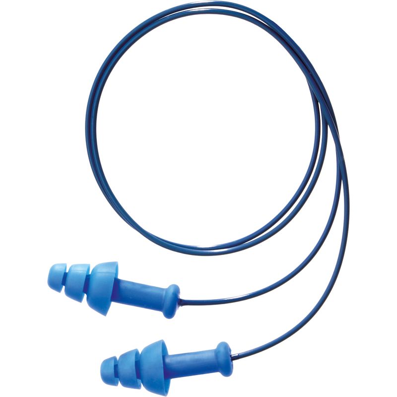 Howard Leight™ SmartFit® Metal Detectable Reusable TPE Corded Ear Plugs - NRR 25 (#SDT-30)