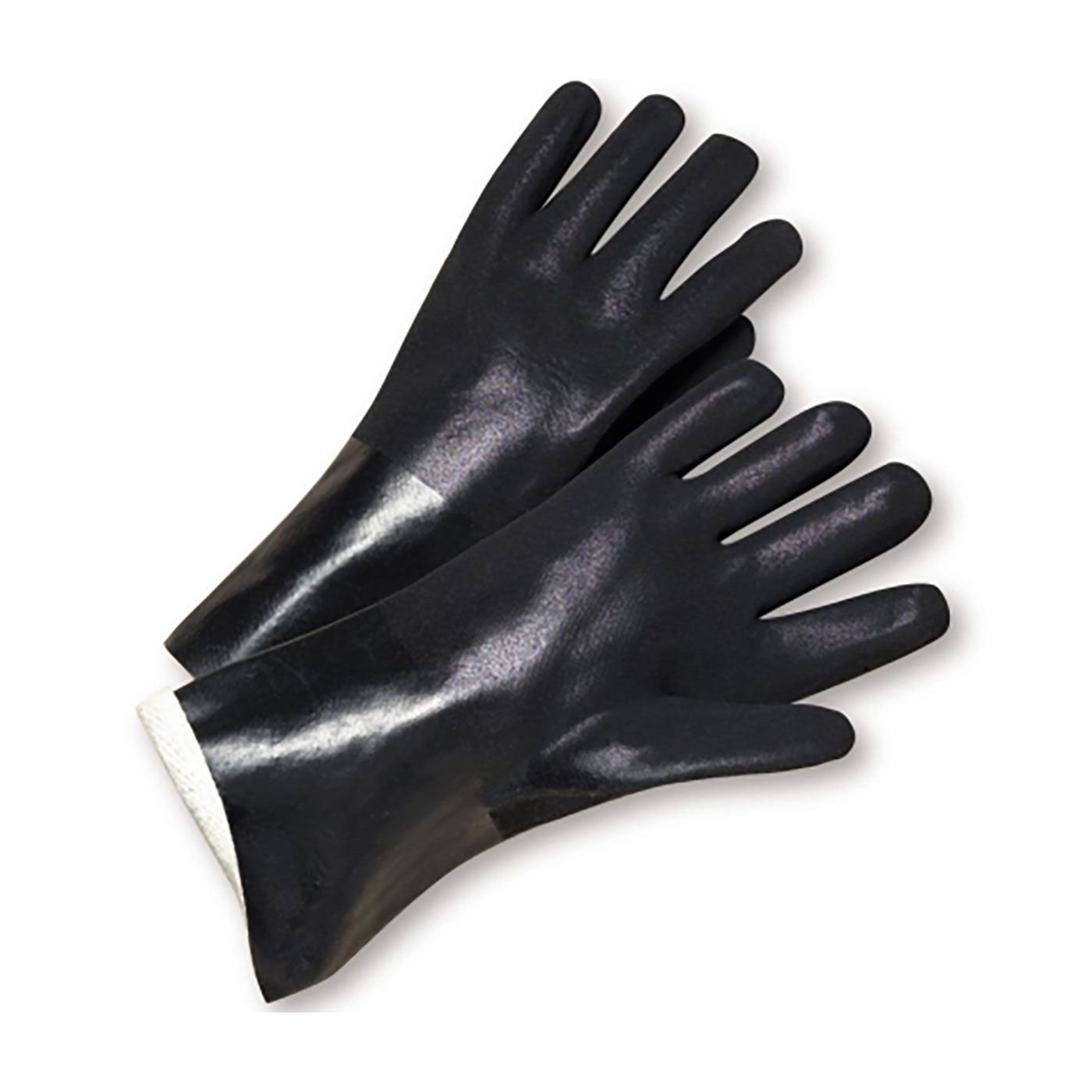 PIP® PVC Dipped Glove with Jersey Liner and Rough Sandy Finish - 10 PIP® PVC Dipped Glove with Jersey Liner and Rough Sandy Finish - 10" Length (#J1017RF)