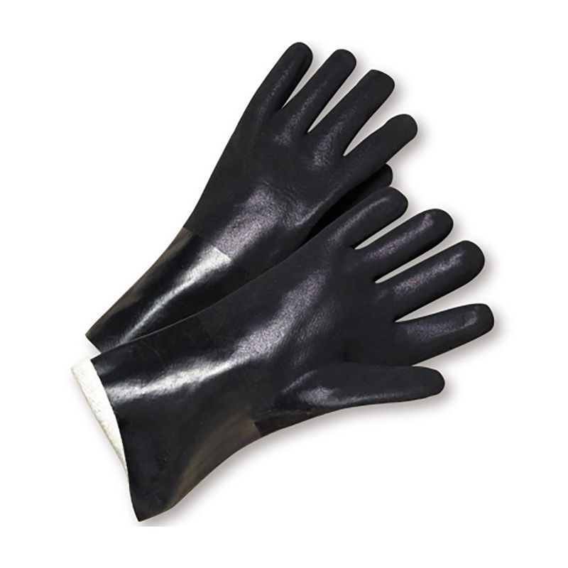PIP® PVC Dipped Glove with Jersey Liner and Rough Sandy Finish - 10" Length (#J1017RF)