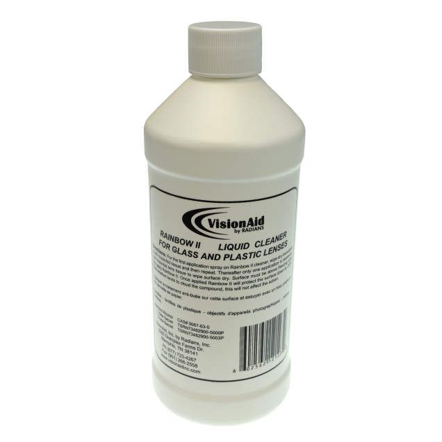 VisionAid Rainbow II Lens Cleaning Solution, 16oz.  (#1LCL211B)