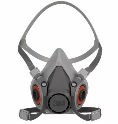 3M Half Facepiece Reusable Respirator, medium (#6200)