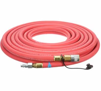 3M Supplied Air Respirator Hose, Industrial Interchange Fittings, High Pressure, 25' (#W-9435-25)