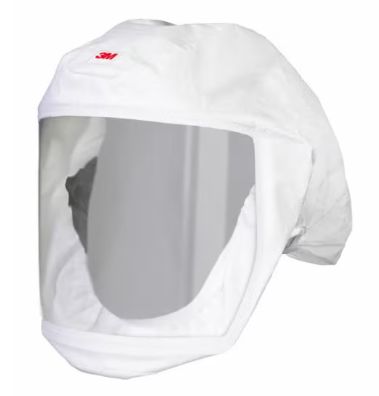 3M Versaflo Headcover with Integrated Head Suspension, White, Medium - Large (#S-133L-5)