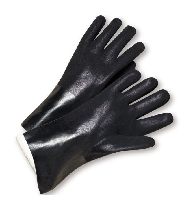 PIP® PVC Dipped Glove with Jersey Liner and Rough Sandy Finish - 12 PIP® PVC Dipped Glove with Jersey Liner and Rough Sandy Finish - 12" Length (#J1027RF)