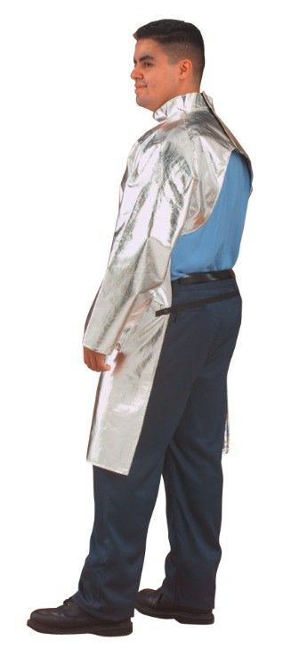 19oz. Aluminized Para Aramid Blend 40" Open Back Coat (#564-AKV-40)