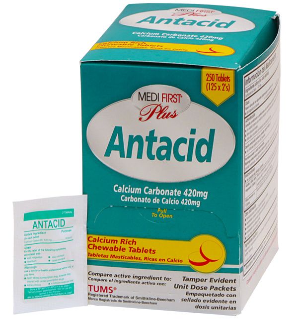 Antacid, 250/bx (#P90248)