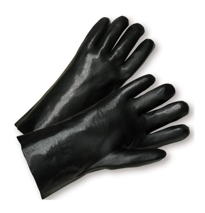 PIP® PVC Dipped Glove with Interlock Liner and Smooth Finish - 12 PIP® PVC Dipped Glove with Interlock Liner and Smooth Finish - 12" Length (#1027)