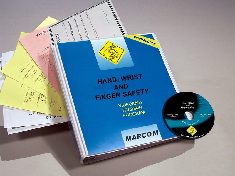Hand, Wrist, and Finger Safety in Construction Environments DVD Program (#V0003129ET)