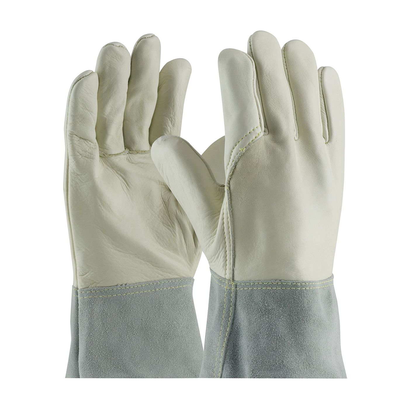 PIP Top Grain Cowhide Leather Mig Tig Welder's Glove with Kevlar Stitching - Split Leather Band Top (#75-2022) PIP Top Grain Cowhide Leather Mig Tig Welder's Glove with Kevlar Stitching - Split Leather Band Top (#75-2022)