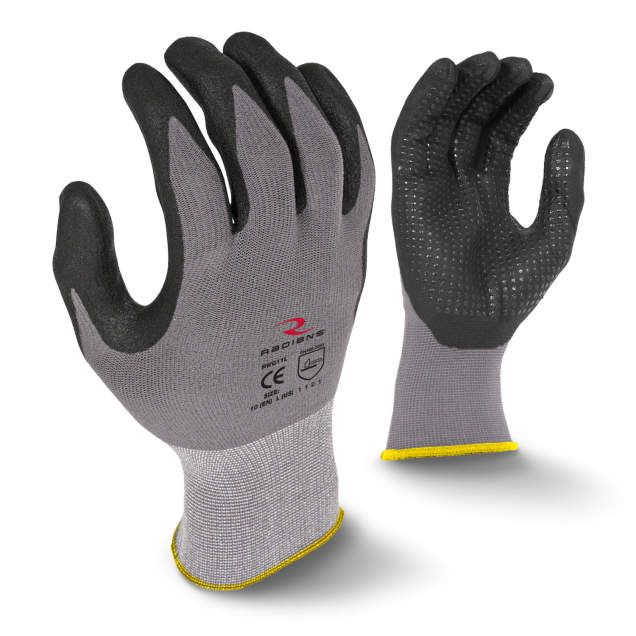 Radians Microdot Foam Nitrile Gripper Glove (#RWG11)