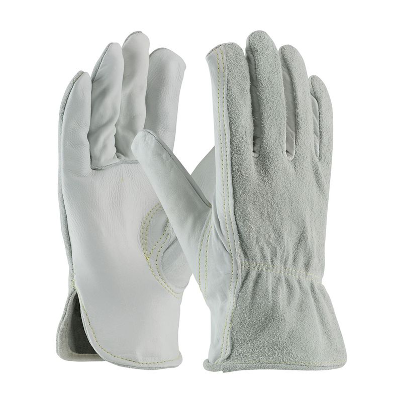 PIP Regular Grade Top Grain Drivers Glove with Shoulder Split Cowhide Leather Back and Kevlar Stitching - Keystone Thumb  (#68-163SB)