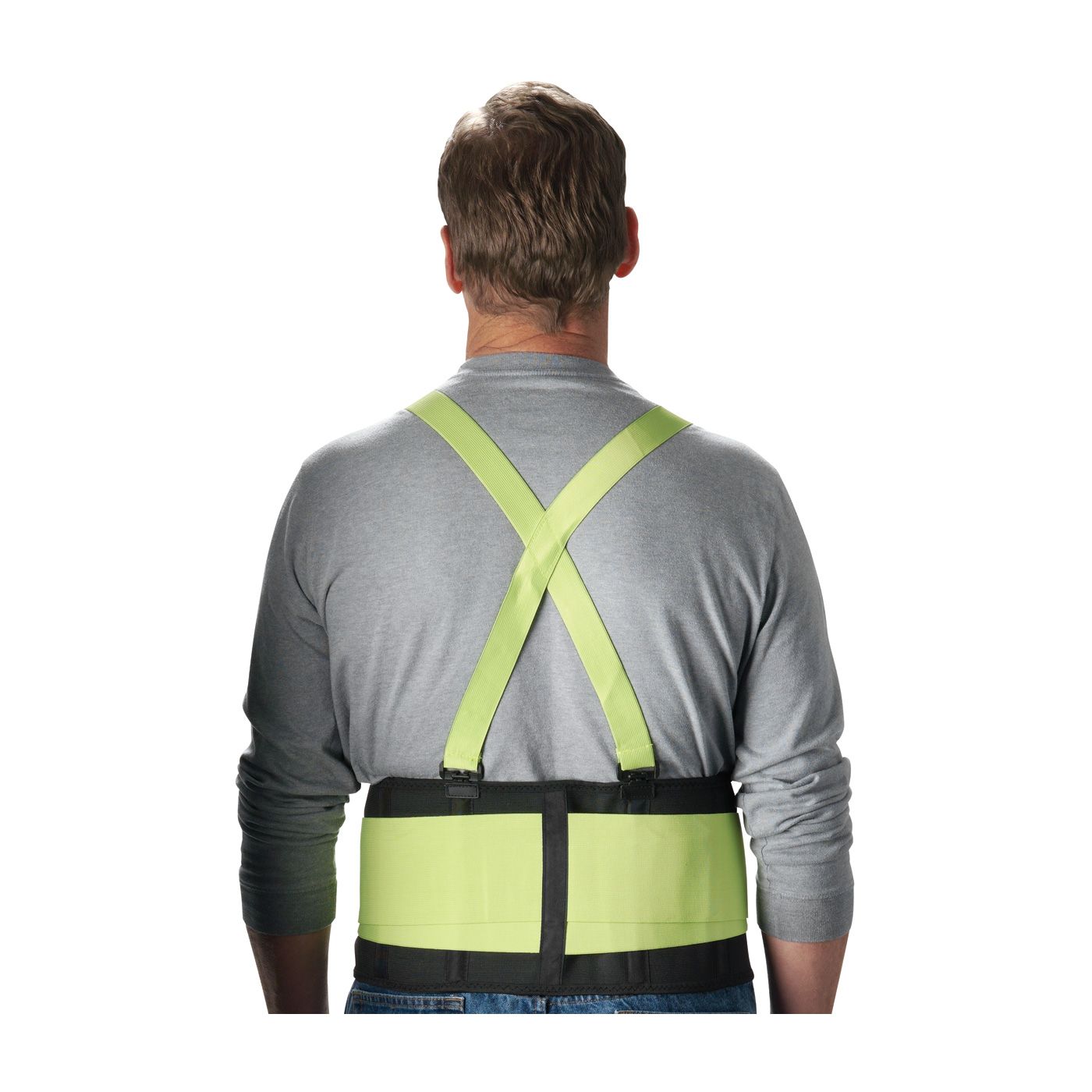 PIP High Visibility Lime Yellow Back Support Belt  (#290-550)