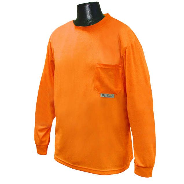 Long Sleeve Non-Rated T-Shirt, Hi-Viz Orange (#ST21-NPOS) Long Sleeve Non-Rated T-Shirt, Hi-Viz Orange (#ST21-NPOS)