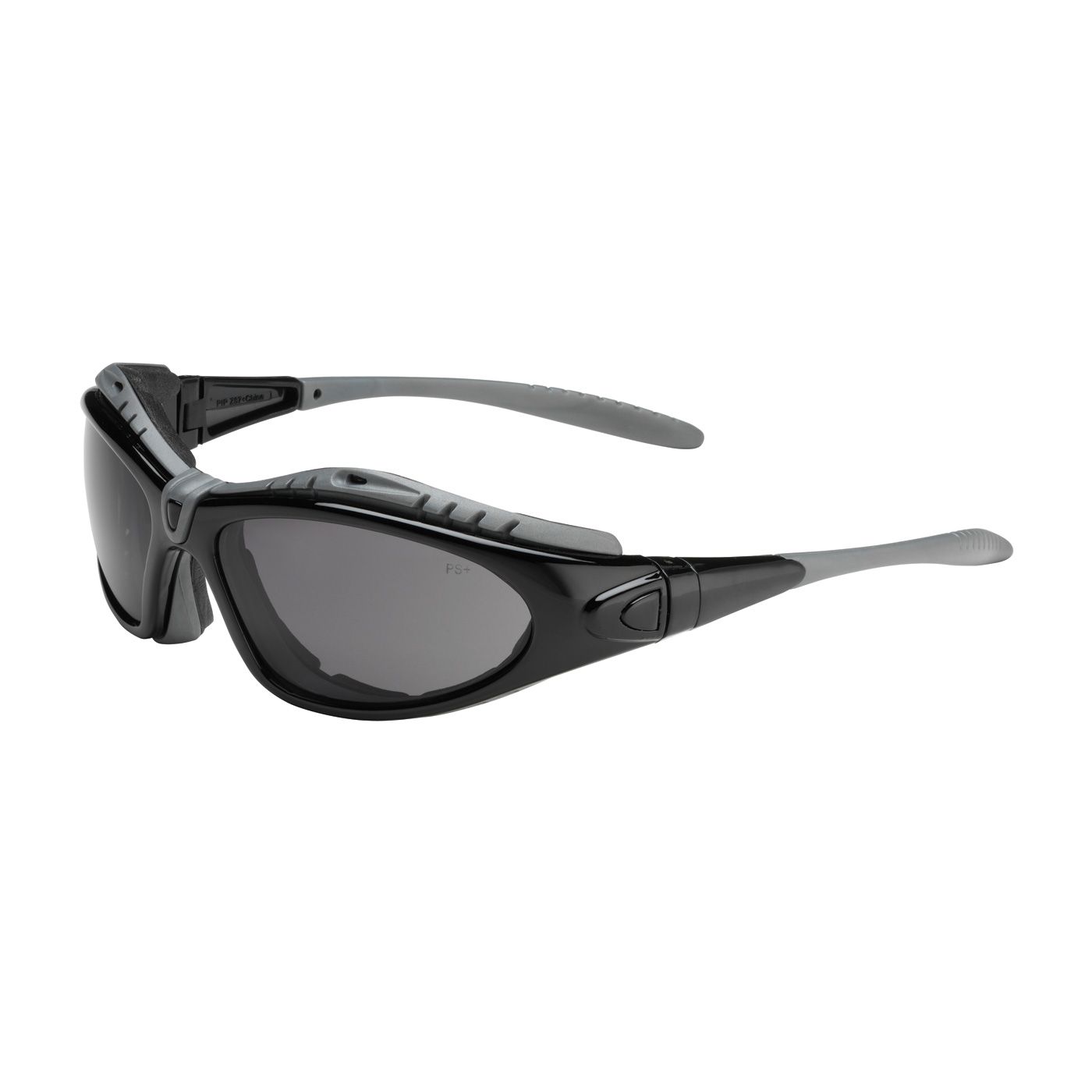 Fuselage Full Frame Safety Glasses with Black Frame, Foam Padding, Gray Lens and Anti-Scratch / FogLess 3Sixty Coating (#250-50-0521) Fuselage Full Frame Safety Glasses with Black Frame, Foam Padding, Gray Lens and Anti-Scratch / FogLess 3Sixty Coating (#250-50-0521)