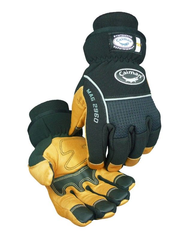 Caiman® MAG™ Multi-Activity Glove with Pig Grain Leather Padded Palm and Waterproof Back - Heatrac® Insulated (#2960) Caiman® MAG™ Multi-Activity Glove with Pig Grain Leather Padded Palm and Waterproof Back - Heatrac® Insulated (#2960)