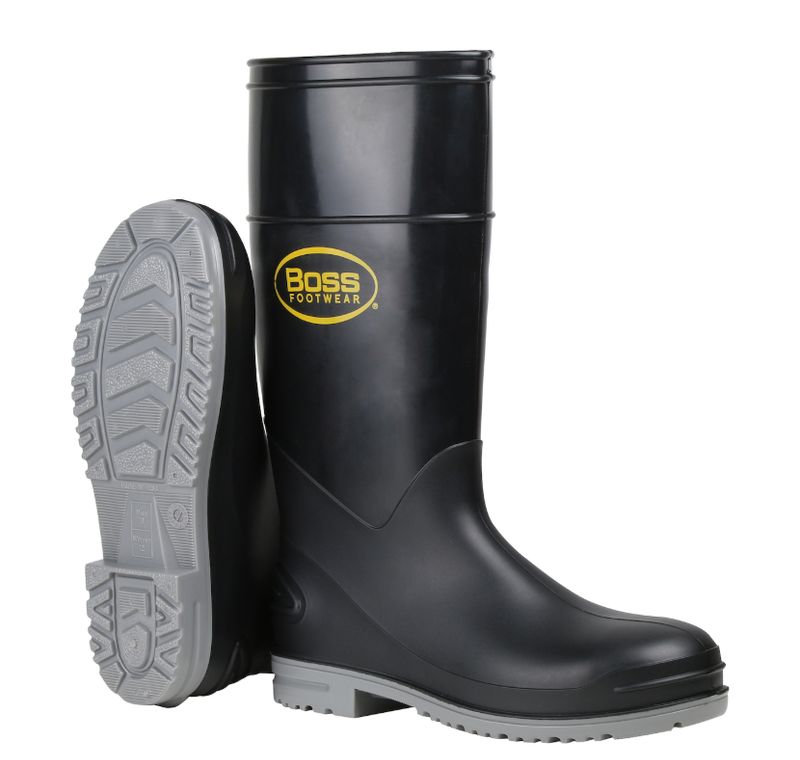Boss Footwear 16" Black Polyblend Steel Toe and Shank Boot  (#383-890)