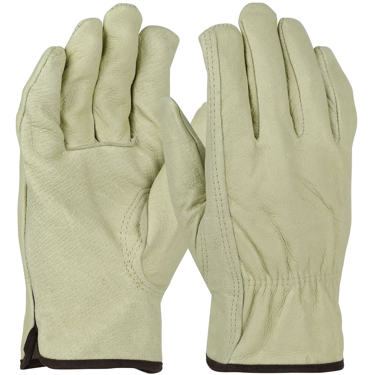 PIP Top Grain Pigskin Leather Glove with Red Fleece Lining - Keystone Thumb Economy Grade (#994KF) PIP Top Grain Pigskin Leather Glove with Red Fleece Lining - Keystone Thumb Economy Grade (#994KF)