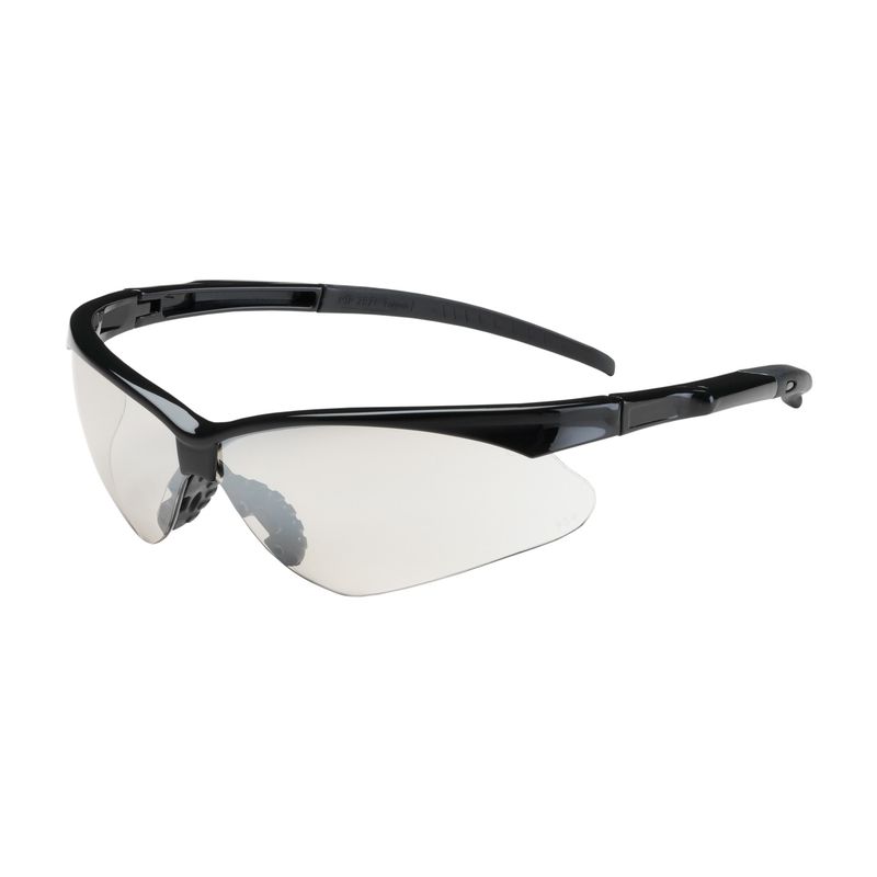 Adversary Semi-Rimless Safety Glasses with Black Frame, I/O Lens and Anti-Scratch Coating  (#250-28-0002)