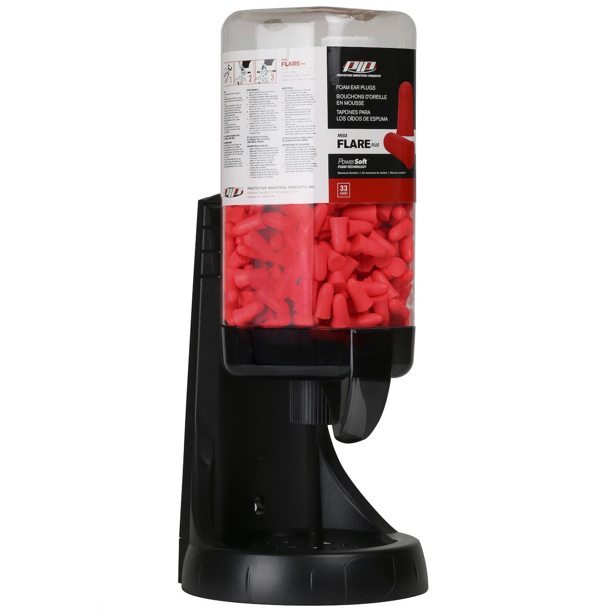 PIP Prefilled Mega Flare Plus Ear Plug Dispenser - 400 Pairs (#267-HPD910-400) PIP Prefilled Mega Flare Plus Ear Plug Dispenser - 400 Pairs (#267-HPD910-400)