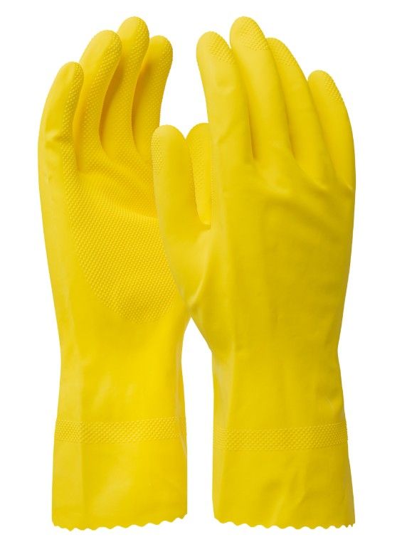 Assurance Unsupported Latex, Flock Lined with Honeycomb Grip - 16 Mil (#48-L160Y) Assurance Unsupported Latex, Flock Lined with Honeycomb Grip - 16 Mil (#48-L160Y)