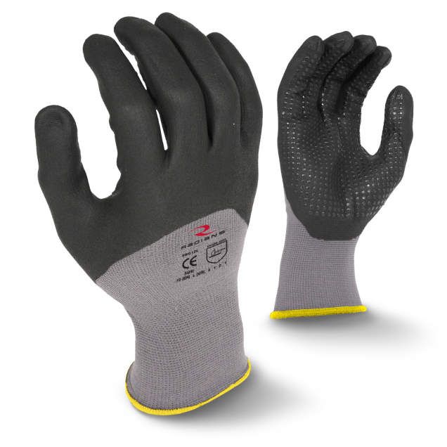 Radians 3/4 Foam Dipped Dotted Nitrile Glove (#RWG12)