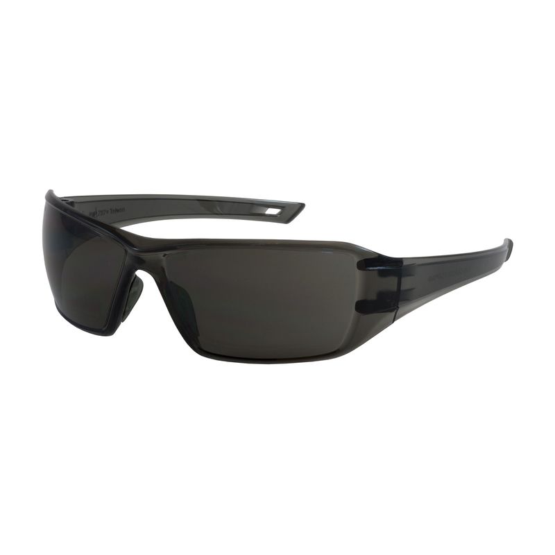 Captain Rimless Safety Glasses with Gray Temple, Gray Lens and Anti-Scratch / FogLess 3Sixty™ Coating  (#250-46-0521)