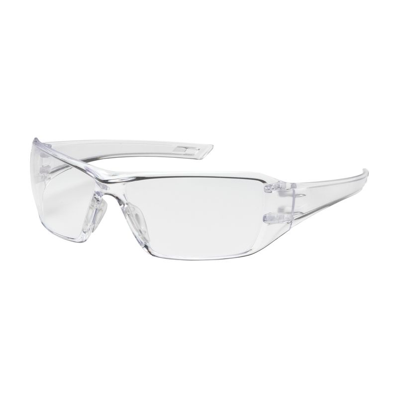 Captain Rimless Safety Glasses with Clear Temple, Clear Lens and Anti-Reflective / Anti-Scratch Coating  (#250-46-0010)