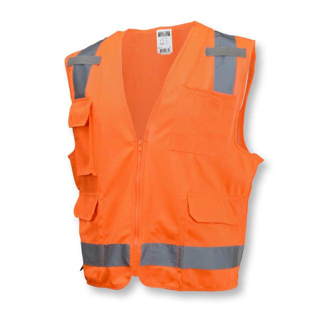 Surveyor Class 2 Vest, Hi-Viz Orange (#SV7O) Surveyor Class 2 Vest, Hi-Viz Orange (#SV7O)
