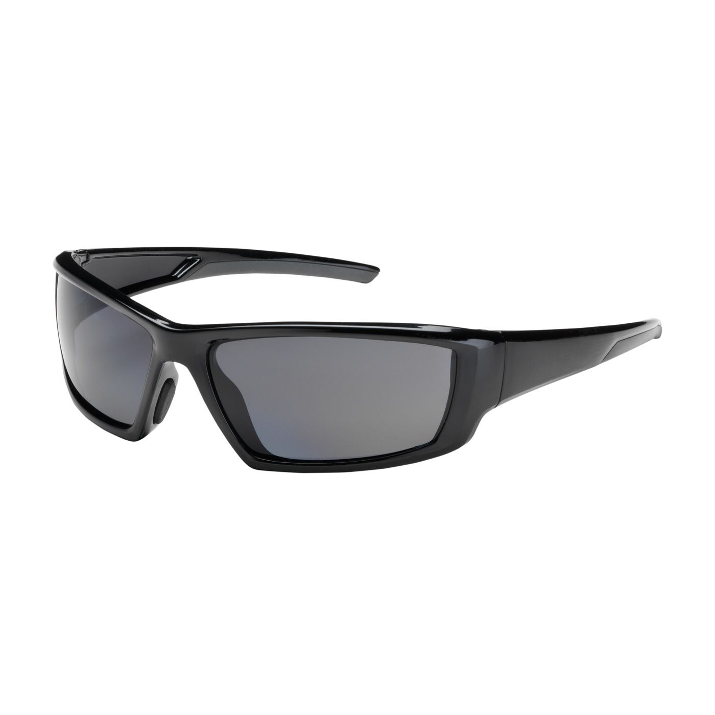 Sunburst Full Frame Safety Glasses with Black Frame, Gray Lens and Anti-Scratch / Anti-Fog Coating  (#250-47-0021)