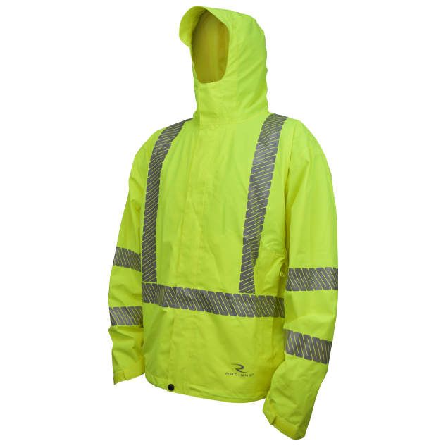 Radians Lightweight Waterproof Rain Jacket (#RW11-3ZGR)