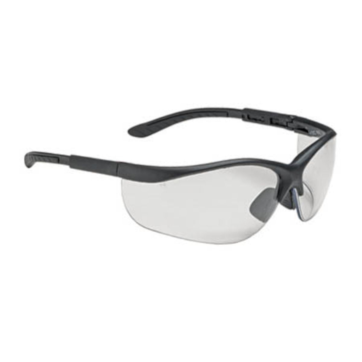 Hi-Voltage AC Semi-Rimless Safety Glasses with Black Frame, Clear Lens and Anti-Scratch / Anti-Fog Coating  (#250-21-0420)