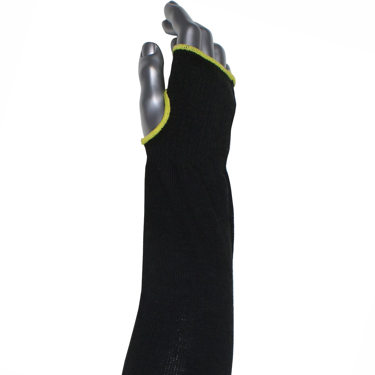 Kut Gard® Single-Ply ATA® / Modacrylic Blended Sleeve with Thumb Hole (#S10ATAFR/5BK-ES6-T) Kut Gard® Single-Ply ATA® / Modacrylic Blended Sleeve with Thumb Hole (#S10ATAFR/5BK-ES6-T)