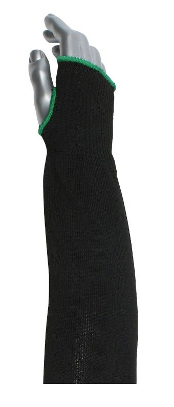 Kut Gard Single-Ply ATA / High Tenacity Polyester Blended Sleeve with Thumb Hole - Wide Width (#S10HTP/2BK-EW-ES6-T) Kut Gard Single-Ply ATA / High Tenacity Polyester Blended Sleeve with Thumb Hole - Wide Width (#S10HTP/2BK-EW-ES6-T)