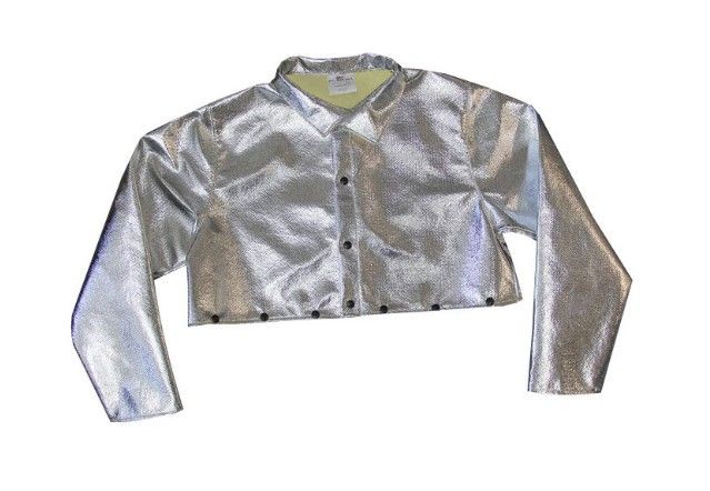 CAPE SLEEVE, BIB NOT INCLUDED: 19 OZ. ALUMINIZED PARA ARAMID BLEND (#577-AKV) CAPE SLEEVE, BIB NOT INCLUDED: 19 OZ. ALUMINIZED PARA ARAMID BLEND (#577-AKV)
