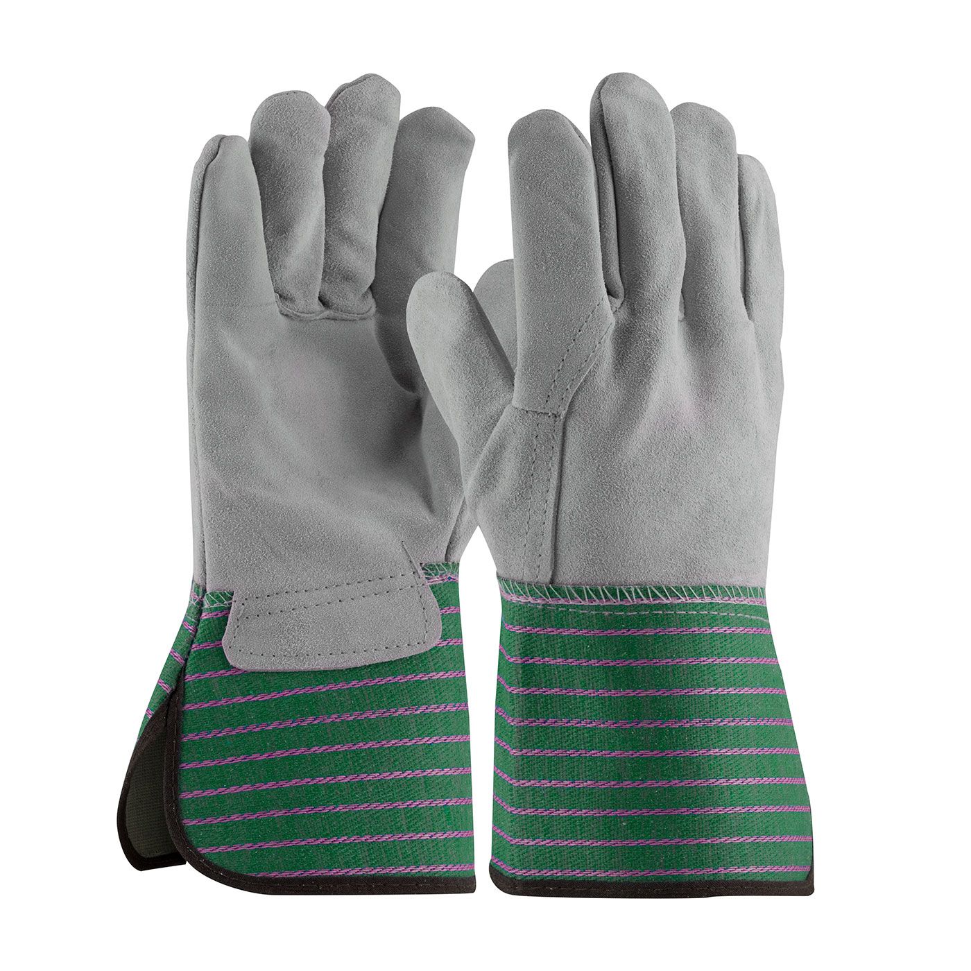 PIP Select Grade Shoulder Split Cowhide Leather Glove with Full Leather Back - Rubberized Gauntlet Cuff (#900-EA) PIP Select Grade Shoulder Split Cowhide Leather Glove with Full Leather Back - Rubberized Gauntlet Cuff (#900-EA)