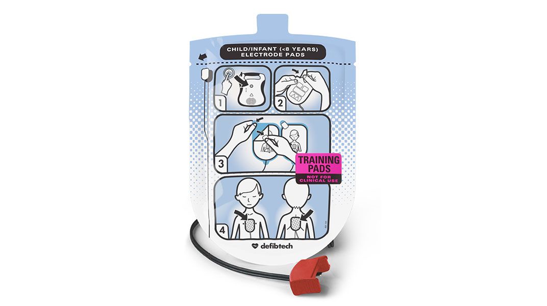 Defibtech Lifeline Pediatric Training Pads Package, 1 set (#DDP-201TR)